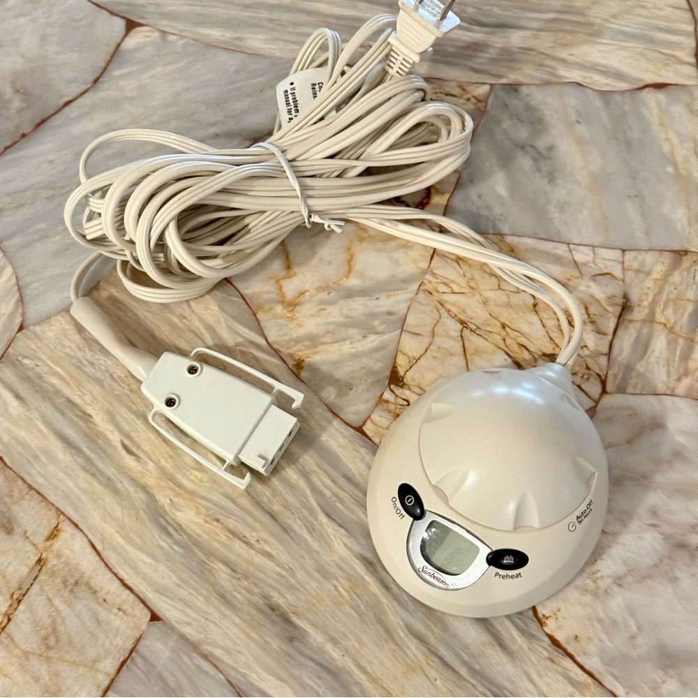 Sunbeam‎ PAC-214 electric blanket control cord controller